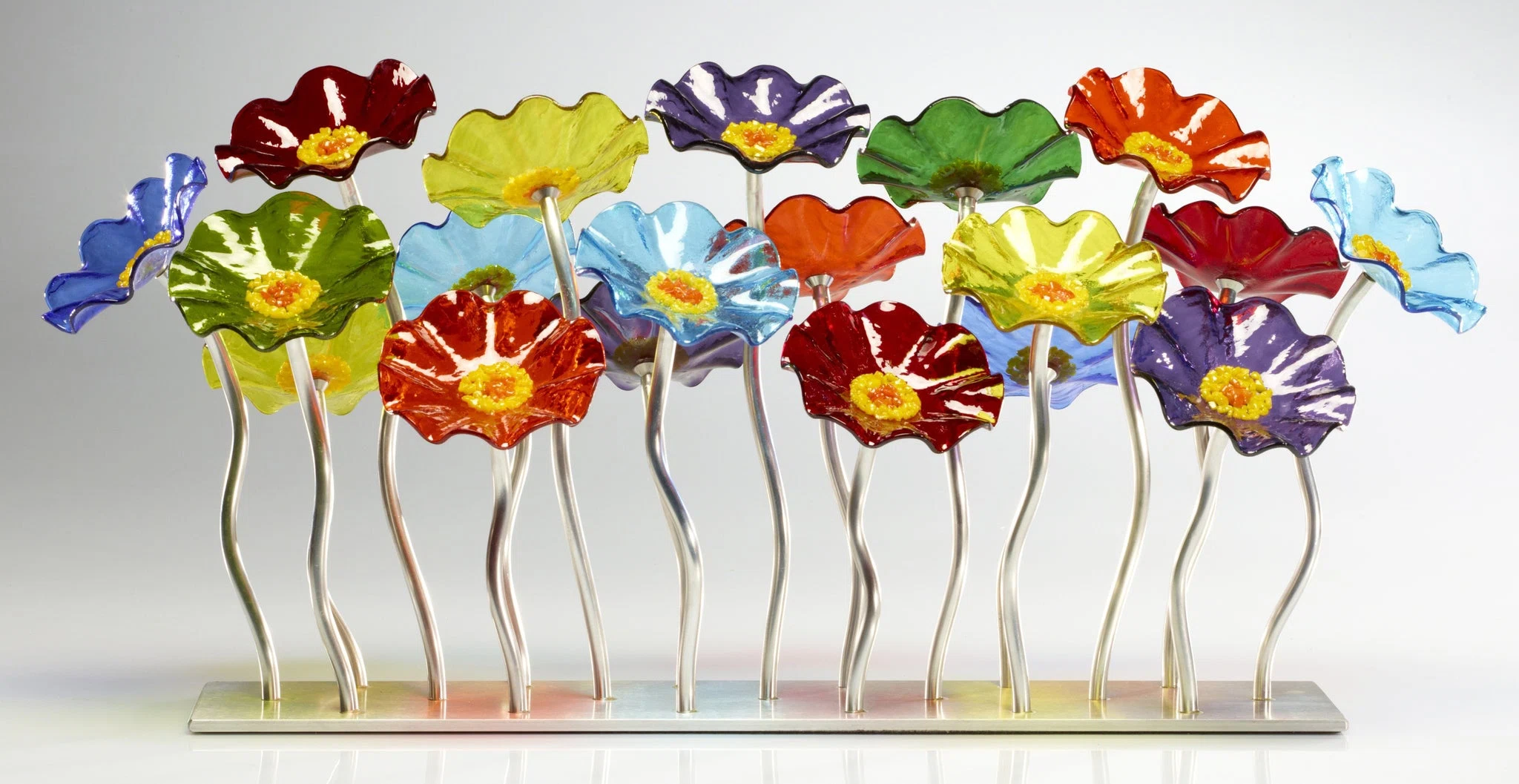 Glass Flowers by Scott Johnson