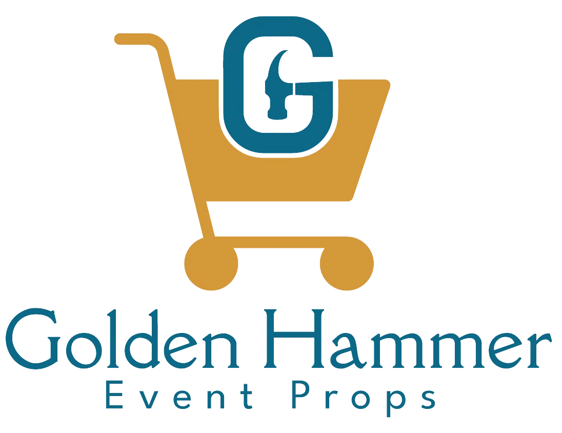 Golden Hammer Event Decor