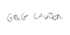 Greg Lauren