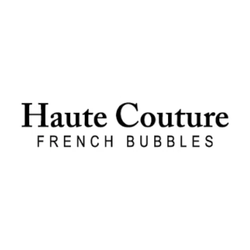 Haute Couture French Bubbles Logo for Exclusive Deals