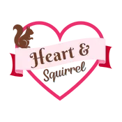 Heart and Squirrel Logo for Special Discounts