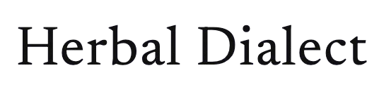 Herbal Dialect