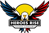 Heroes Rise Coffee Logo for Exclusive Deals