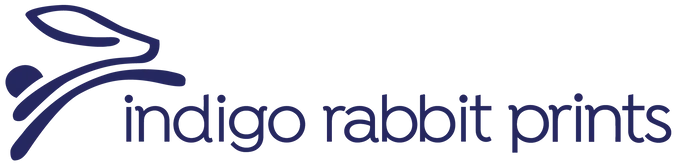 Indigo Rabbit Prints