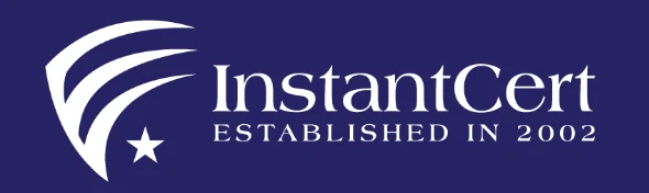 InstantCert Logo for Discount Codes