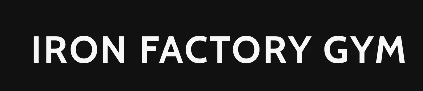 Iron Factory Gym Logo for Exclusive Deals