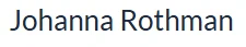 Johanna Rothman