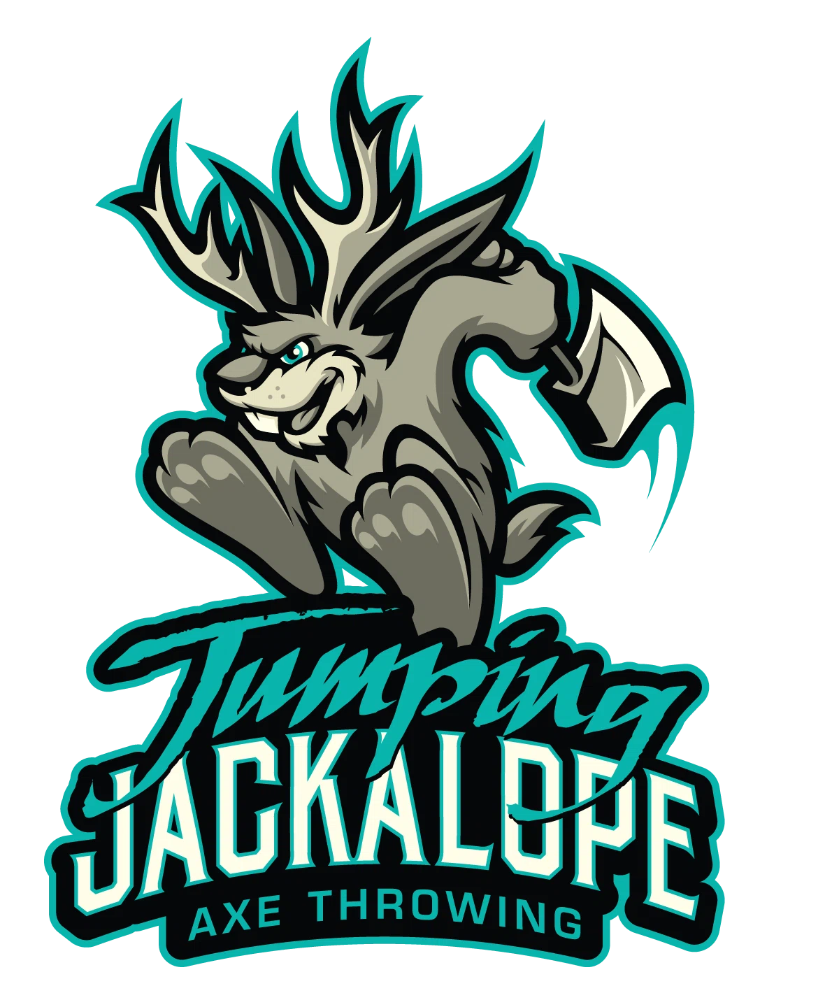 Jumping Jackalope Axe