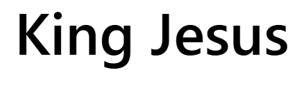 King Jesus