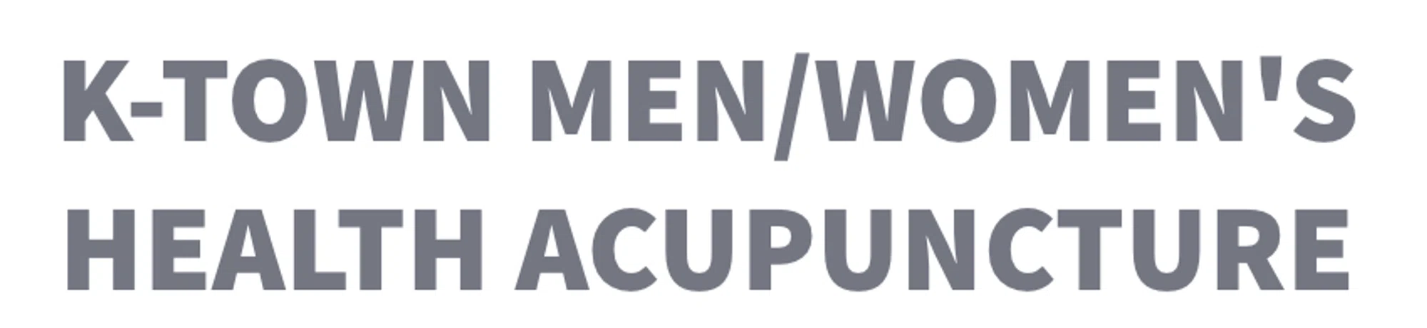Ktown men/women's health acupuncture