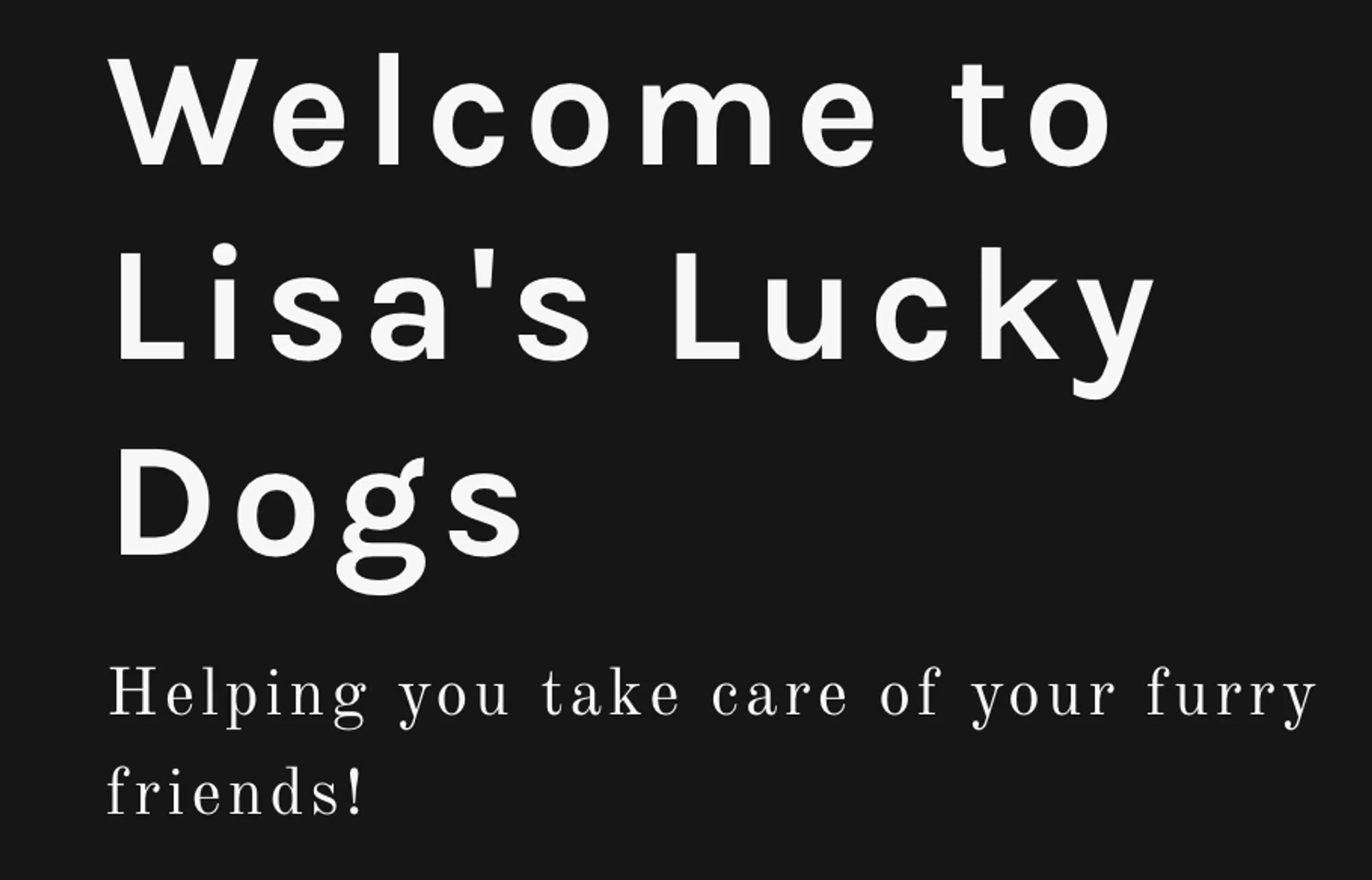 Lisa's Lucky Dogs
