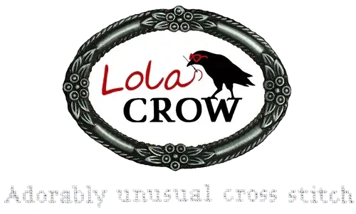 Lola Crow Cross Stitch