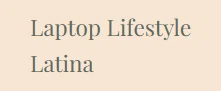 Laptop Lifestyle Latina
