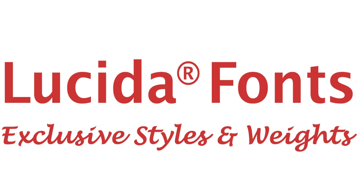 Lucida Fonts