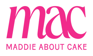 Maddie About Cake Logo for Discount Codes