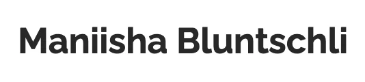 Maniisha Bluntschli