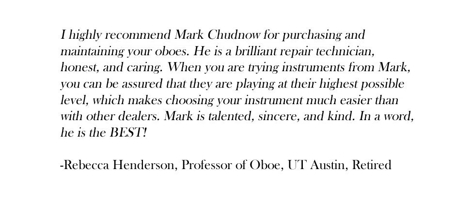 Mark Chudnow Woodwinds