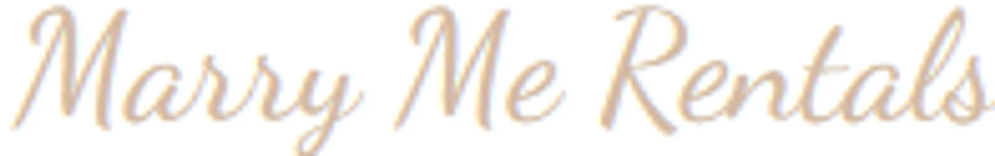 Marry Me Rentals