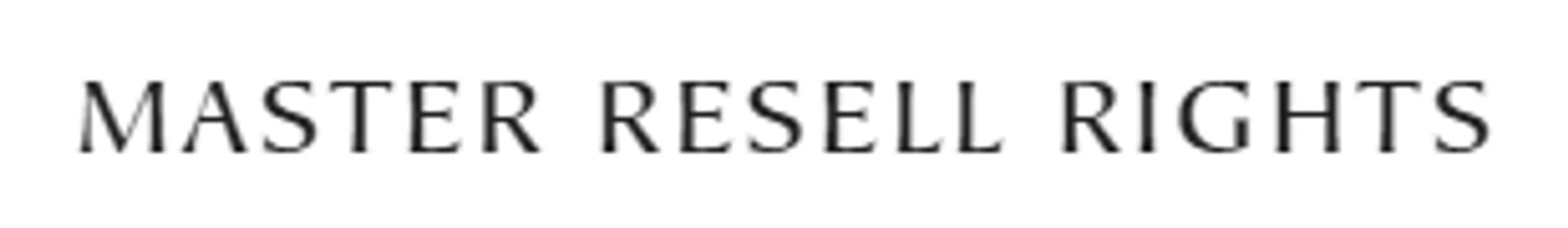 Master Resell Rights
