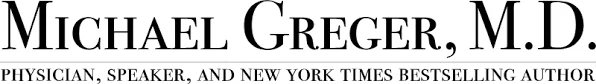 Michael Greger, M.D. Logo for Special Discounts