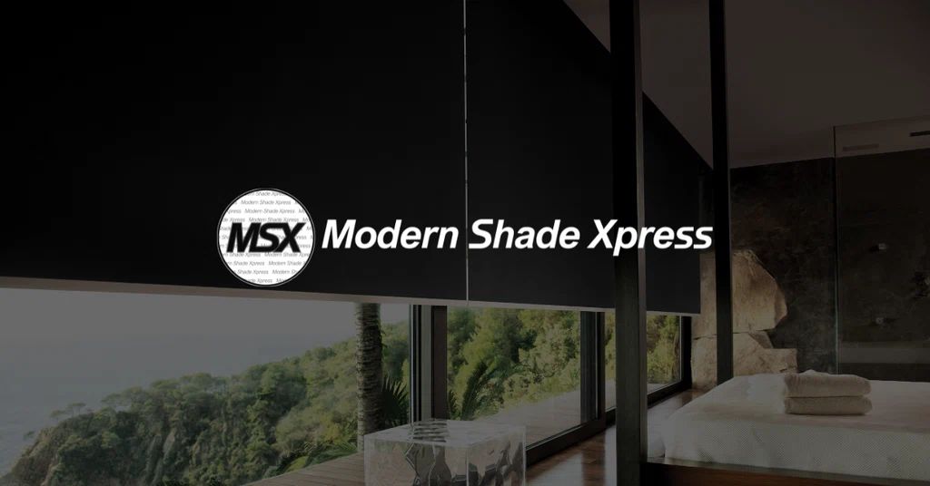Modern Shade Xpress Logo for Promo Codes
