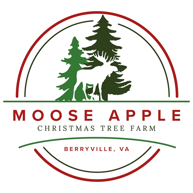 Moose Apple Christmas Tree Farm