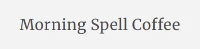  Morning Spell Coffee Logo for Exclusive Deals