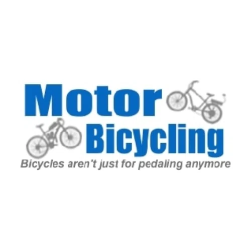 Motorized Bicycle Logo for Special Discounts