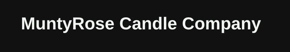 MuntyRose Candle