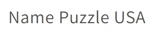 Name Puzzle USA