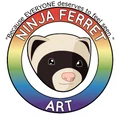 Ninja Ferret Art