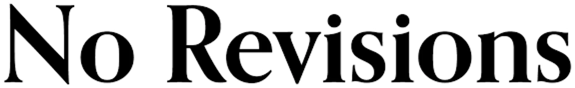 No Revisions