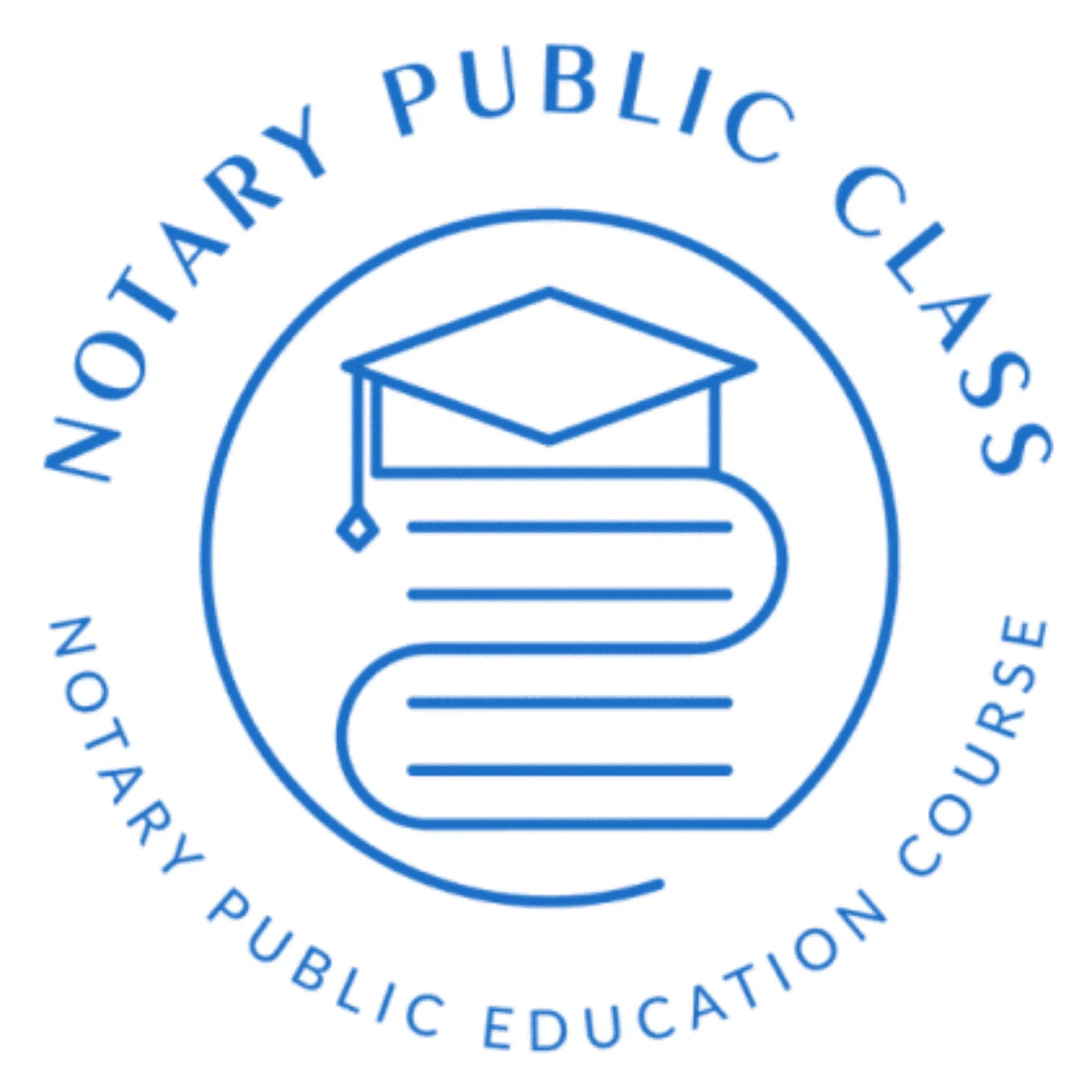 Notary Public Class Logo for Special Discounts