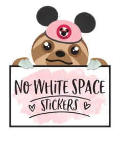 No White Space Stickers