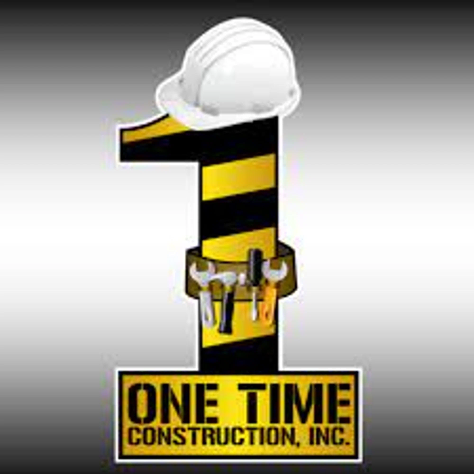 One Time Construction Logo for Promo Codes