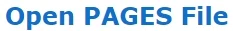 Open PAGES File