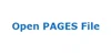 Open PAGES File