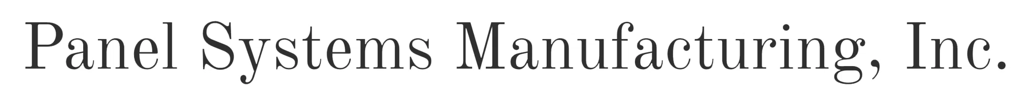 Panel Systems Manufacturing