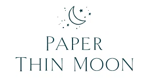Paper Thin Moon Logo for Special Discounts