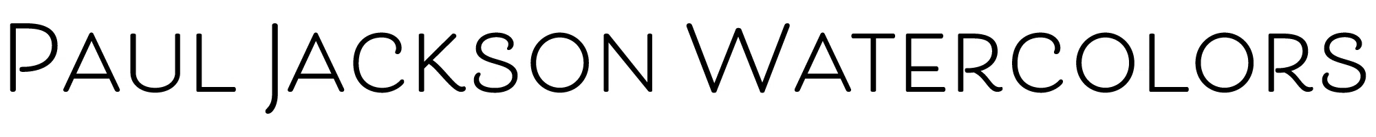 Paul Jackson Watercolors