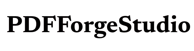 PDFForgeStudio
