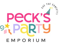Peck’s Party Emporium Logo for Discount Codes