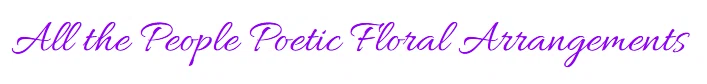 All the People Poetic Floral Arrangements Logo for Promo Codes