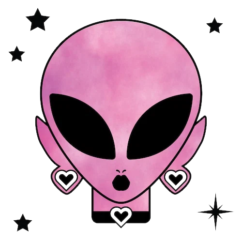Pink Alien Babe
