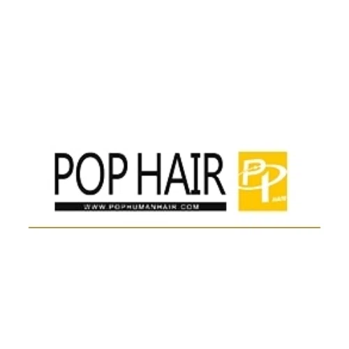 Pop Human Hair Logo for Discount Codes