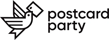 Postcard Party Logo for Discount Codes