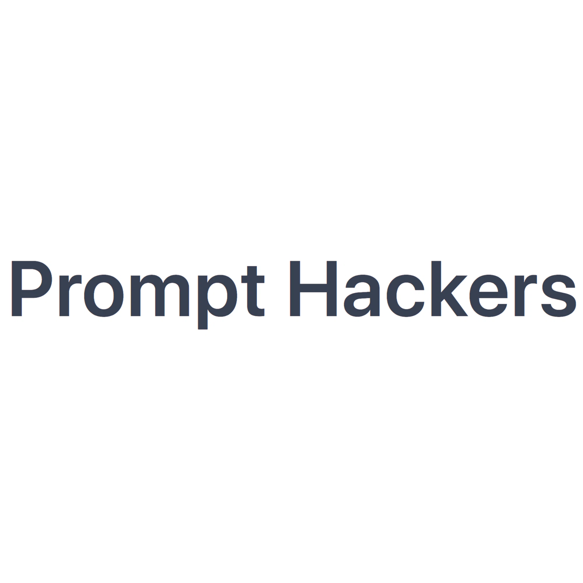 Prompt Hackers