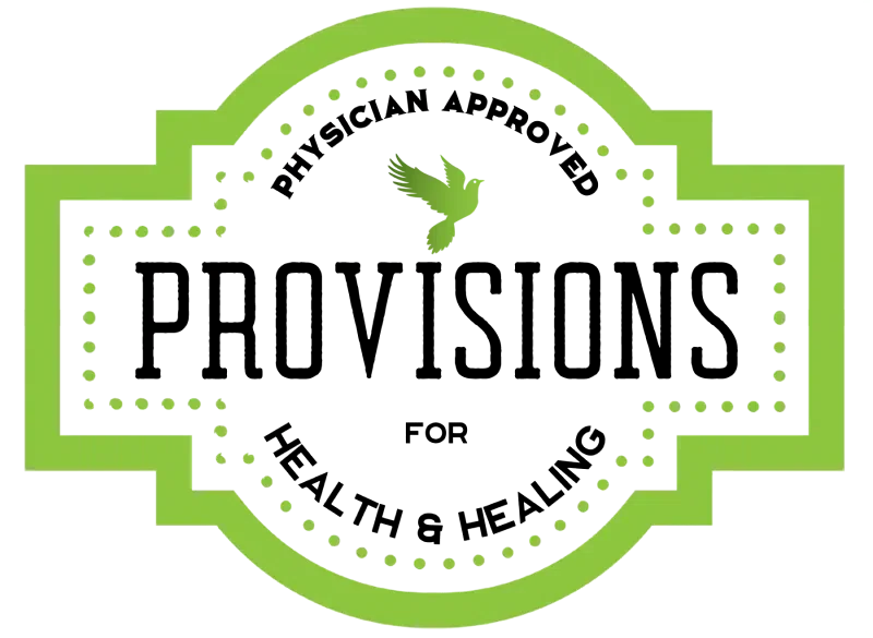 Provisions for Health Healing Logo for Discount Codes