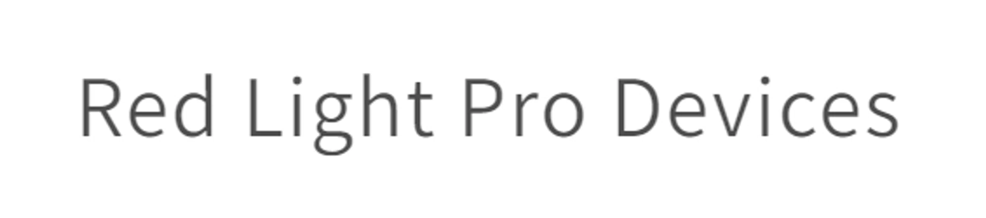 Red Light Pro Devices