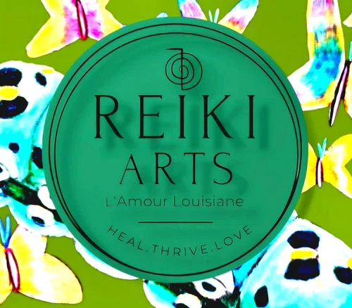 Reiki Arts + L’Amour Louisiane Logo for Discount Codes